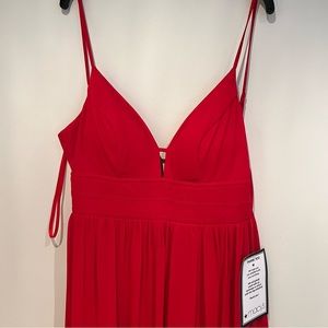Red Prom dress
